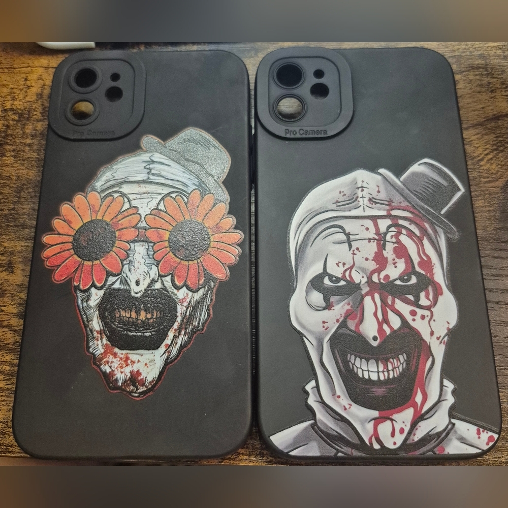 Brand New Custom Art The Clown Iphone 11 Case Bundle